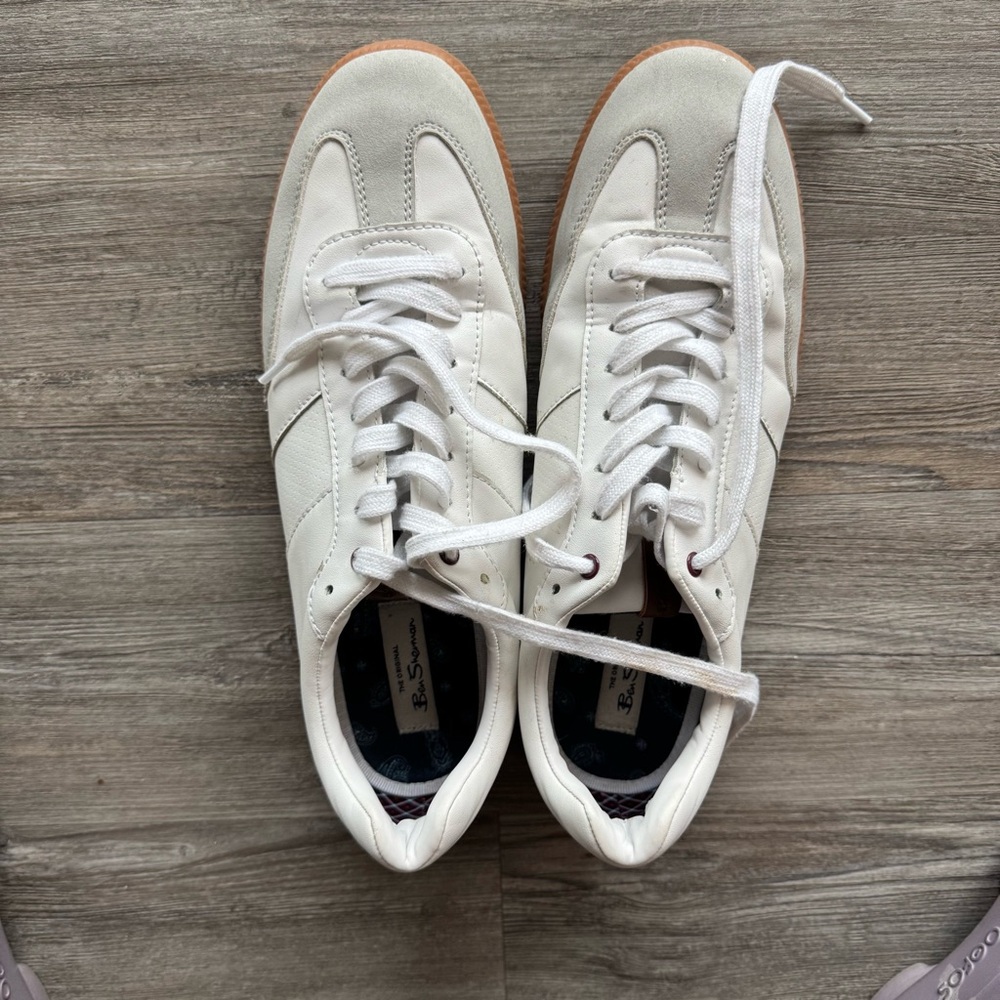 Ben Sherman Men’s White Sneakers Size 12